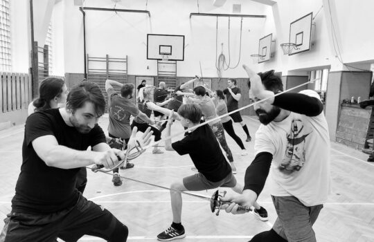 Šerm italským rapírem + rapír a dýka