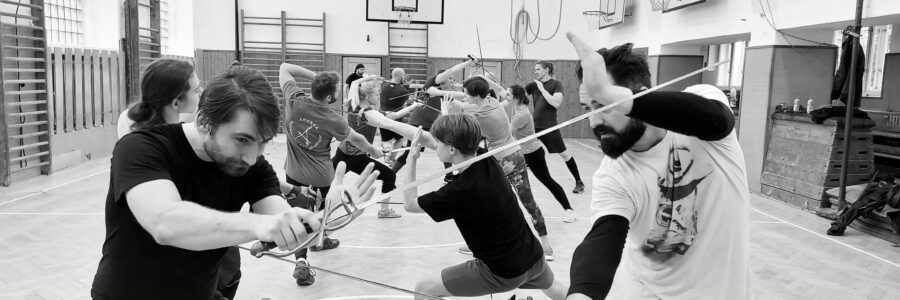 Šerm italským rapírem + rapír a dýka